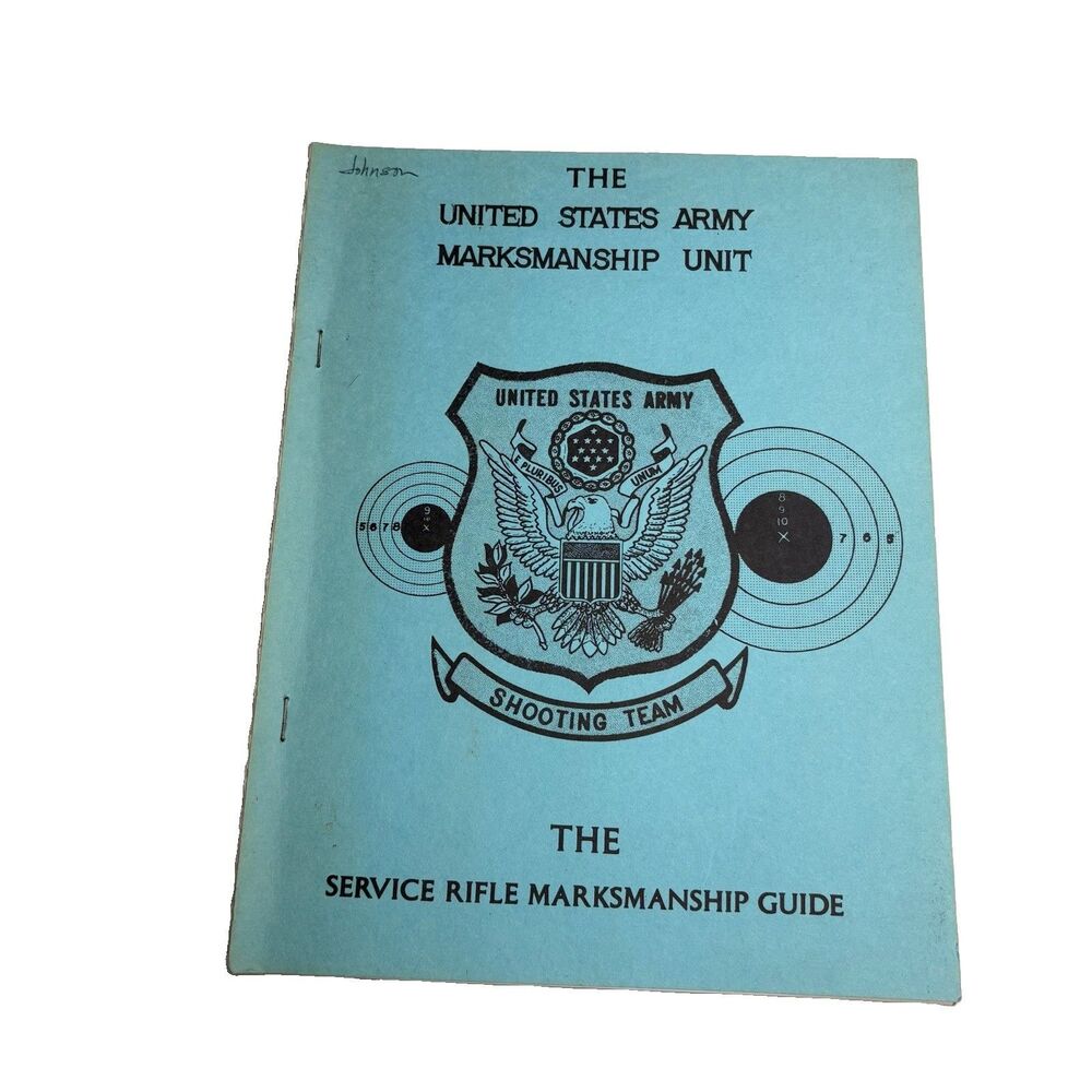 Vintage The United States Army Marksmanship Training Unit Instruction Book